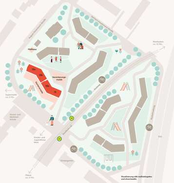 Foto - Wohnung zum Kaufen in Karlsruhe 443.880,00 € 74.35 m²