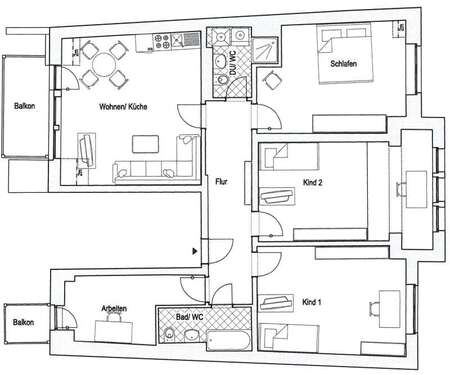 Foto - Wohnung zum Mieten in Chemnitz 1.000,00 € 124 m²