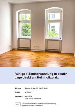 Foto - Wohnung zum Kaufen in Berlin 349.000,00 € 42.91 m²