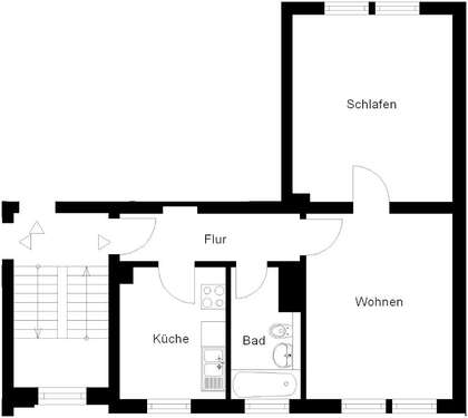 Foto - Wohnung zum Mieten in Neuwied 370,60 € 53.71 m²