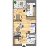 Wohnung zum Mieten in Dortmund 315,00 € 35 m²
