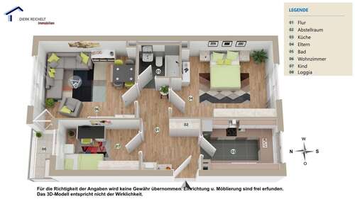 Foto - Wohnung zum Kaufen in Mainz 375.000,00 € 80 m²