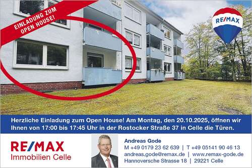 Foto - Wohnung zum Kaufen in Celle 89.500,00 € 53 m²