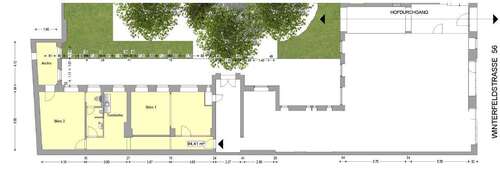 Foto - Büro in Berlin 2.218,64 € 94.41 m²