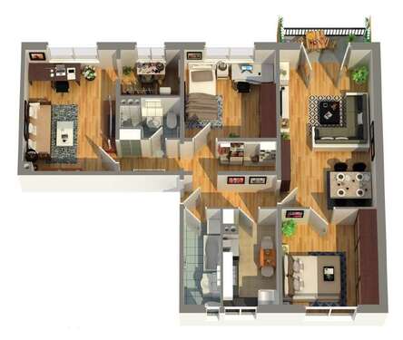 Foto - Wohnung zum Mieten in Dresden 1.150,00 € 92 m²