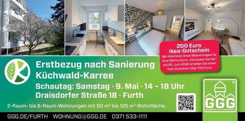 Foto - Wohnung zum Mieten in Chemnitz 420,00 € 61.04 m²