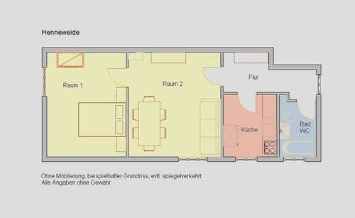 Foto - Wohnung zum Mieten in Bergneustadt 408,00 € 51 m²