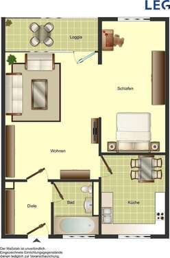 Foto - Wohnung zum Mieten in Monheim 542,00 € 43.9 m²