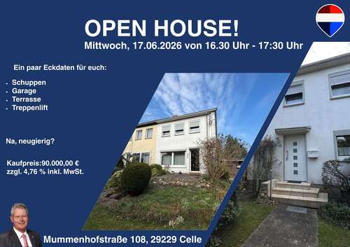 Foto - Haus zum Kaufen in Celle 90.000,00 € 61.51 m²