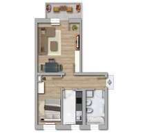 Wohnung zum Mieten in Merseburg 310,00 € 44.24 m²