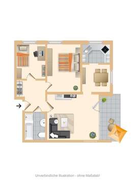 Foto - Wohnung zum Kaufen in Timmendorfer Strand 342.000,00 € 72 m²