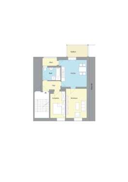 Foto - Wohnung zum Mieten in Wuppertal 445,00 € 61.33 m²