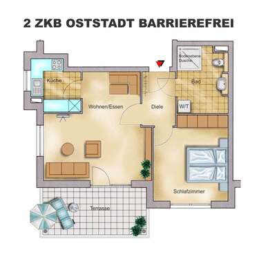 Foto - Wohnung zum Kaufen in Mannheim 350.000,00 € 62 m²