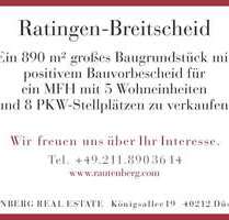 Grundstück zu verkaufen in Ratingen 495.000,00 € 890 m²