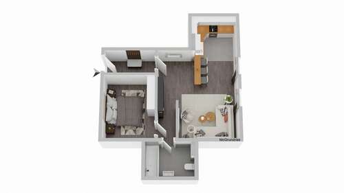 Foto - Wohnung zum Kaufen in Ludwigshafen am Rhein 99.900,00 € 58 m²