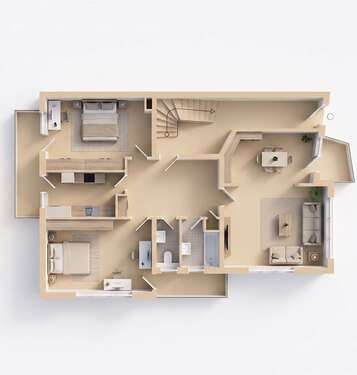 Foto - Wohnung zum Kaufen in Düsseldorf 390.000,00 € 96 m²