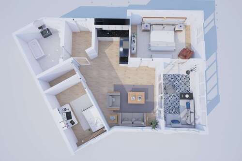 Foto - Wohnung zum Mieten in Darmstadt 1.380,00 € 75.37 m²