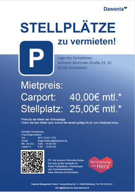 Foto - Garage zu vermieten in Schwabach 40,00 €