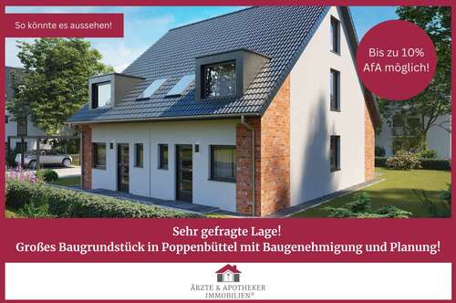 Foto - Grundstück zu verkaufen in Hamburg Poppenbüttel 898.000,00 € 911 m²