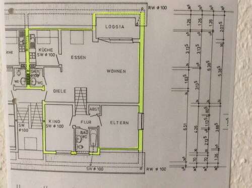 Foto - Wohnung zum Mieten in Bielefeld 750,00 € 83 m²