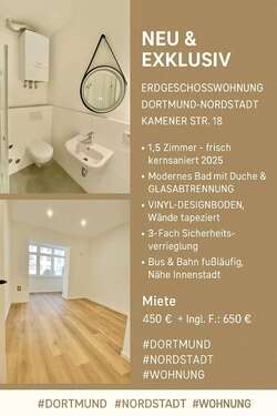 Foto - Wohnung zum Mieten in Dortmund 450,00 € 45 m²