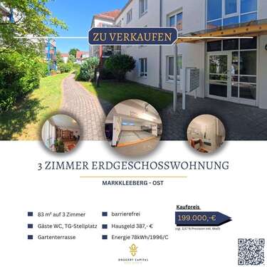 Foto - Wohnung zum Kaufen in Markkleeberg 199.000,00 € 83.1 m²