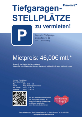 Foto - Garage zu vermieten in Nürnberg 46,00 €