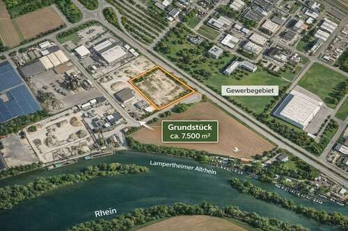 Foto - Grundstück in Lampertheim 1.055.433,00 € 3790 m²