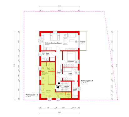 Foto - Wohnung zum Kaufen in Groß-Bieberau 132.850,00 € 31 m²