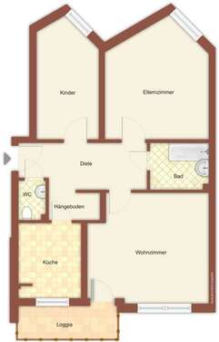 Foto - Wohnung zum Mieten in Mönchengladbach 729,00 € 72.11 m²