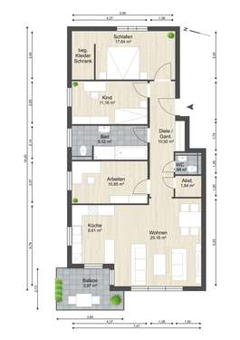 Foto - Wohnung zum Kaufen in Hochheim a. Main 549.000,00 € 100 m²