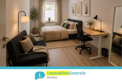 Foto - Wohnung zum Mieten in Aachen 550,00 € 26.2 m²