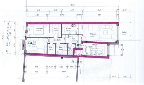 Foto - Wohnung zum Mieten in Oelde 1.062,50 € 96.59 m²