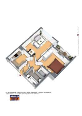 Foto - Wohnung zum Mieten in Remscheid 459,00 € 54.1 m²