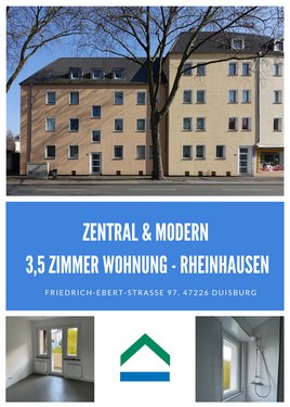 Foto - Wohnung zum Mieten in Duisburg 487,43 € 55.77 m²
