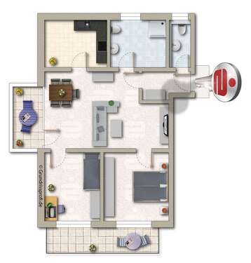 Foto - Wohnung zum Kaufen in Klein-Winternheim 492.900,00 € 92.23 m²