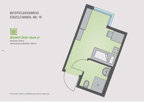 Foto - Wohnung zum Kaufen in Renchen 171.600,00 € 59.4 m²