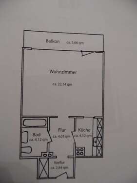Foto - Wohnung zum Mieten in Hamburg 585,00 € 40 m²