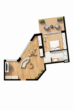 Foto - Wohnung zum Kaufen in Potsdam 450.000,00 € 62.32 m²