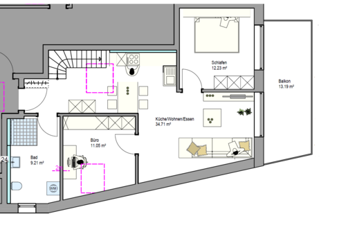 Foto - Wohnung zum Kaufen in Friedrichshafen 613.400,00 € 87.42 m²
