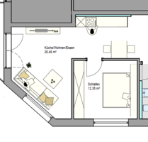 Wohnung zum Kaufen in Friedrichshafen 377.800,00 € 52.84 m²