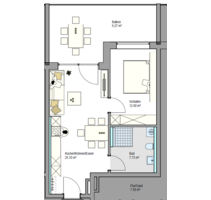 Wohnung zum Kaufen in Friedrichshafen 387.100,00 € 54.14 m²