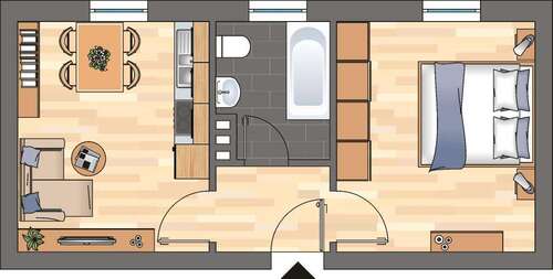 Foto - Wohnung zum Mieten in Montabaur 339,00 € 34.71 m²