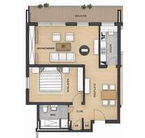 Wohnung zum Kaufen in Biebesheim 160.000,00 € 63 m²