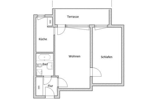 Foto - Wohnung zum Mieten in Bonn 585,00 € 55 m²