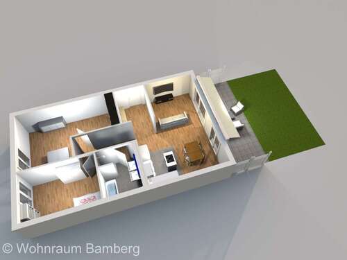 Foto - Wohnung zum Mieten in Bamberg 1.255,00 € 94.52 m²