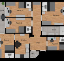 WG-Zimmer in München 860,00 € 11 m²