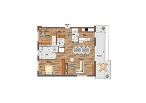 Foto - Wohnung zum Mieten in Mönchengladbach 1.620,00 € 113 m²