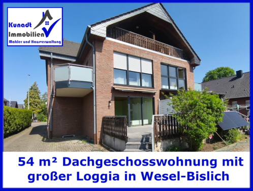 Foto - Wohnung zum Mieten in Wesel-Bislich 485,00 € 54 m²