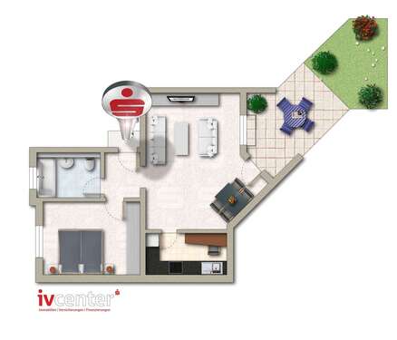 Foto - Wohnung zum Kaufen in Saarwellingen 135.000,00 € 65.6 m²